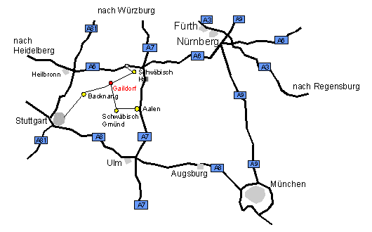 Autobahnkarte